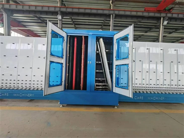 vertical glass washing machine brush